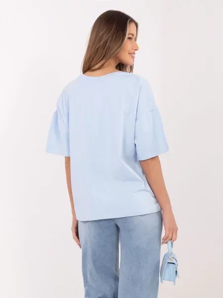 Tricou Rue Paris albastru