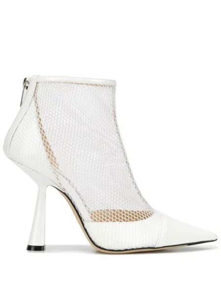 Botine Jimmy Choo plasă alb