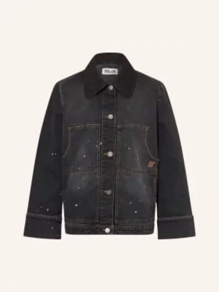Baum Und Pferdgarten Džínová Bunda Benilda black washed denim černá