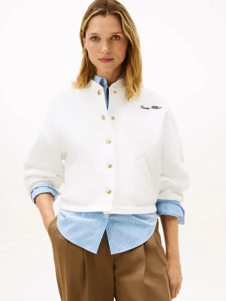 Tommy Hilfiger kurtka dresowa Kobiety S biały