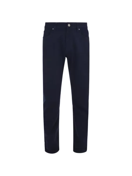 Pantaloni Luciano Barbera cu 5 buzunare albastru