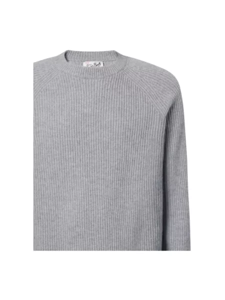Sweter Mc2 Saint Barth wełniany szary