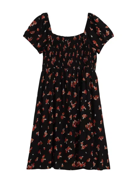 Bonprix Rochie portocaliu / roșu / negru alb