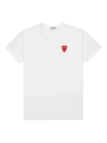 Tricou Comme Des Garcons Play alb