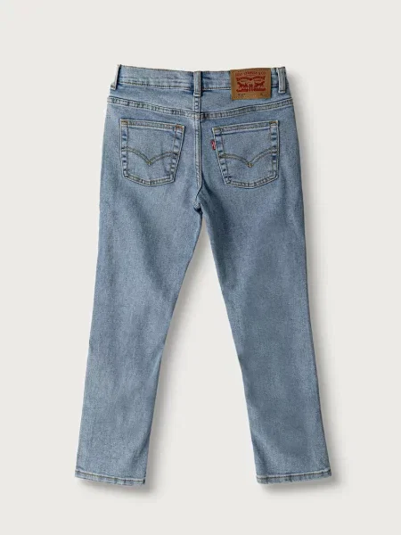 Levi's дънки slim fit за деца SLIM TAPER JEAN синьо