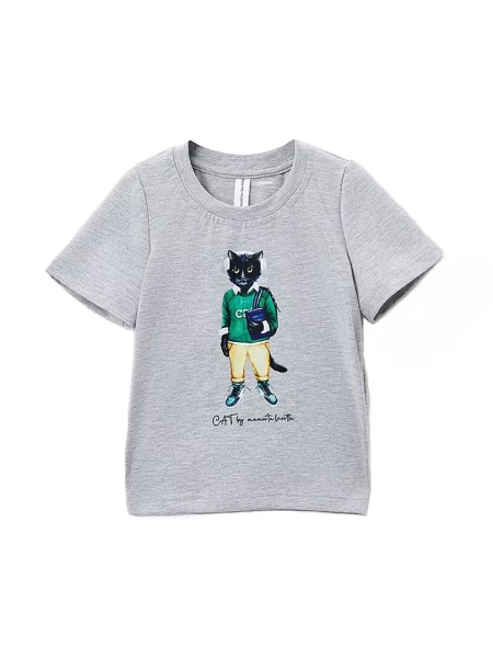 Cat e Lolette Tričko School Cat' sivá