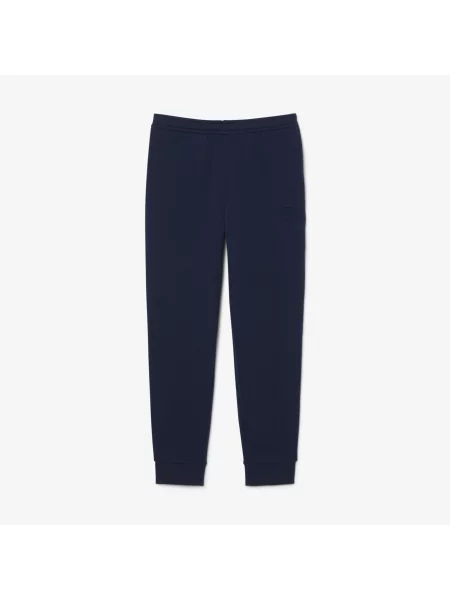 Lacoste Spodnie Dresowe Unisex Tapered Fit granatowe