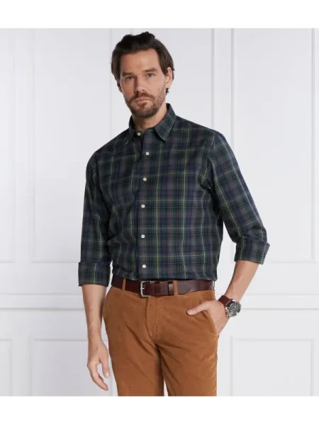 POLO RALPH LAUREN Cămașă | Custom fit verde