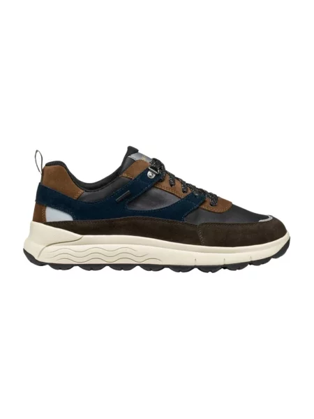 Sneakersy Geox zamszowe brązowe