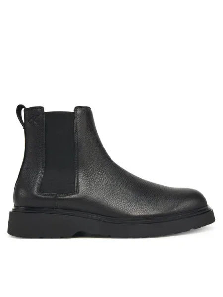 Calvin Klein Боти тип челси Combat Ess Chelsea Boot Lth черен