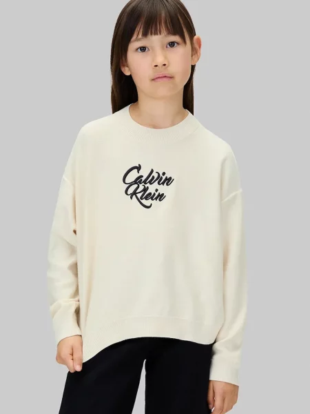 Calvin Klein Jeans Dječji pulover bež