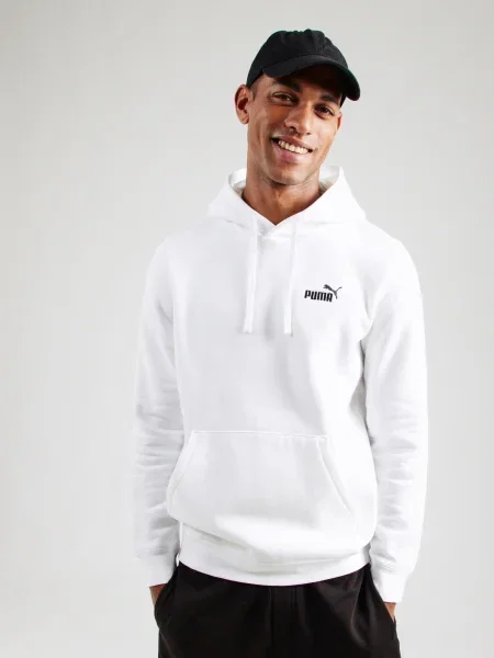 PUMA Hanorac sport ESS No. 1 negru alb