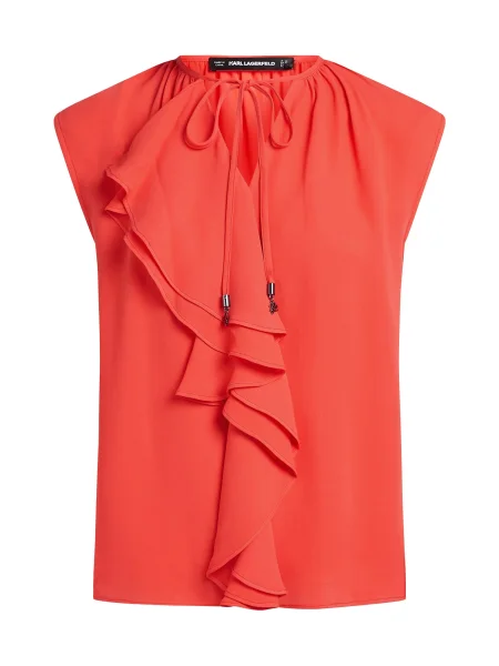 Karl Lagerfeld Bluza oranžno rdeča
