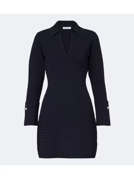 Rochie Veronica Beard tricotate albastru