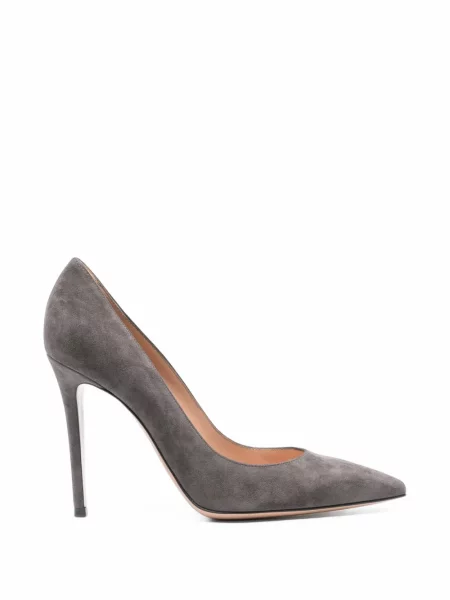 Pantofi cu toc Gianvito Rossi gri