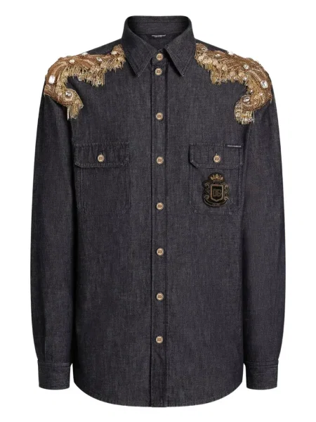 Cămașă Dolce & Gabbana albastru