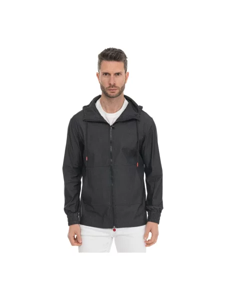 Bluza z kapturem Kiton z kapturem czarna