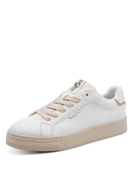Sneakerși Tamaris alb