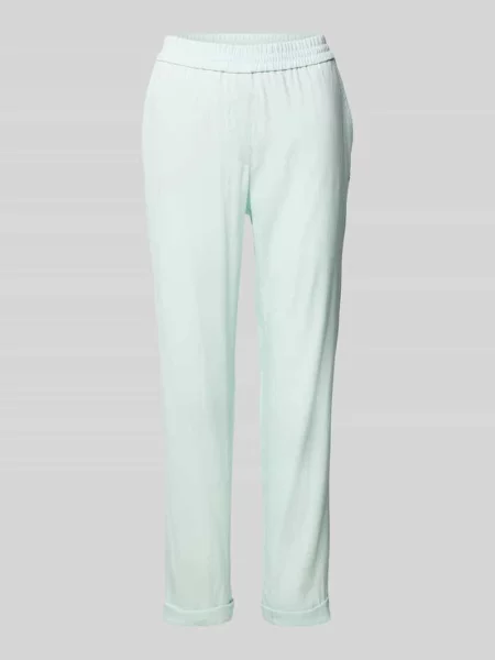 Marc Cain Spodnie Rhodos Z Lnem gruen