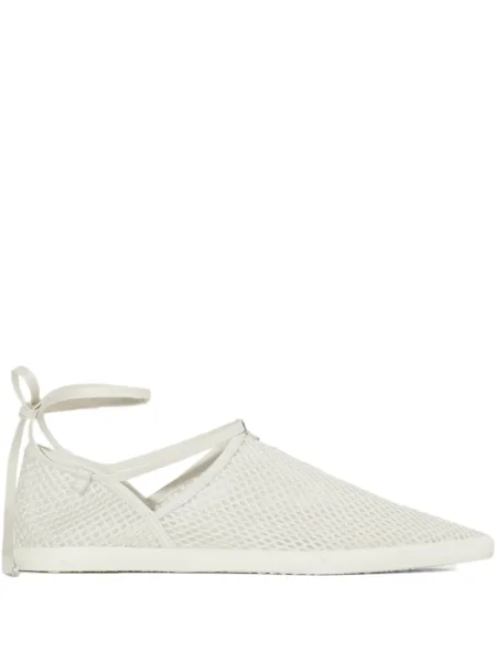 Мрежести балеринки Osklen с връзки бяло