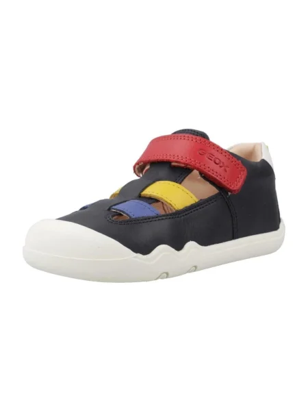 Detské barefoot topánky Geox Steppieup navy/white modrá