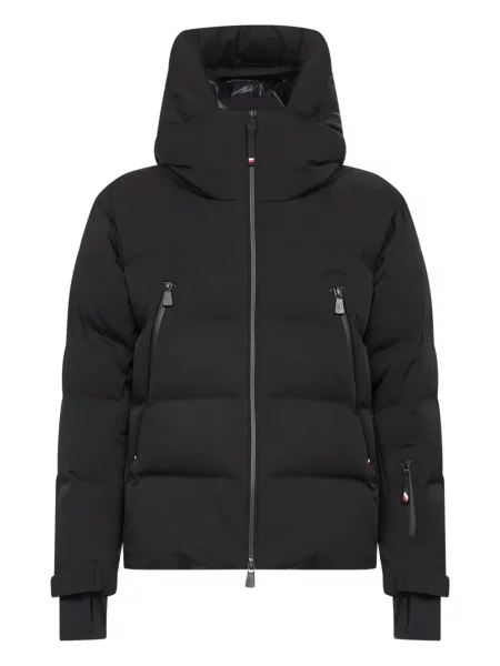 Geacă Moncler Grenoble cu glugă negru