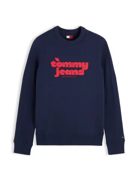Palton Tommy Jeans roșu