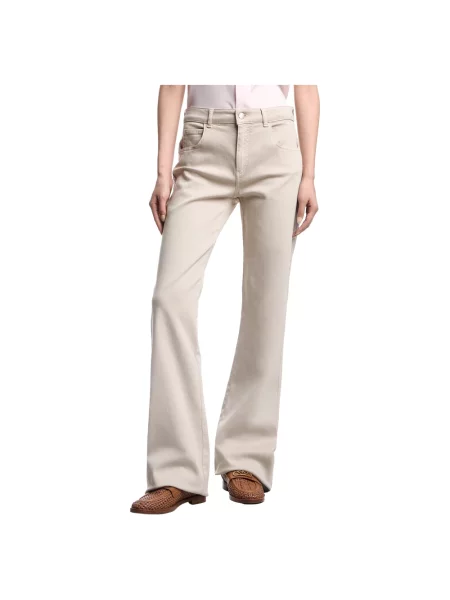 Jeansy Emporio Armani beżowe