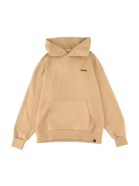 Bluza z kapturem Barrow z kapturem z wysokim kołnierzem beżowa