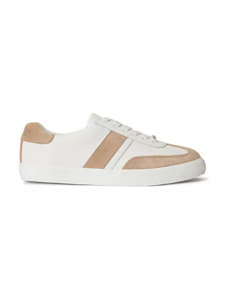 Lauren Ralph Lauren Braylee sneakers pentru femei din piele alb
