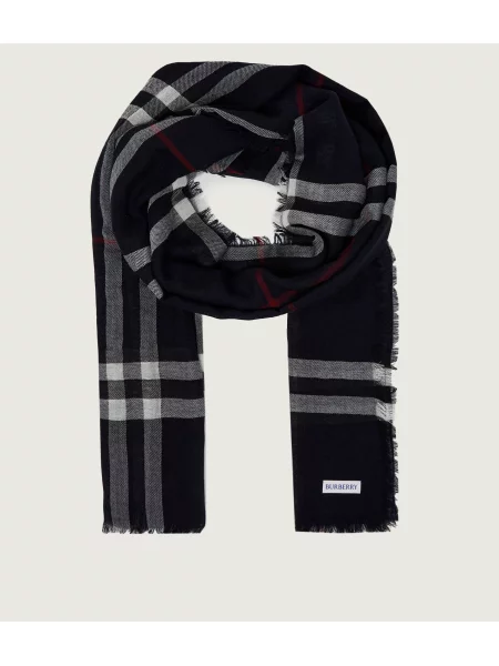 Burberry De lână șal negru
