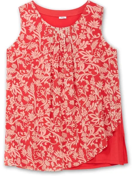 SHEEGO Bluză roși aprins / deschis roșu