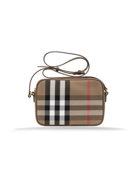 Torebka Burberry skórzana brązowa