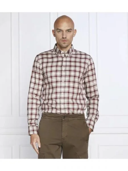 BOSS BLACK Ing | Casual fit gyapjú hozzáadásával fekete
