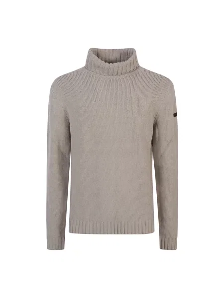 Sweter z golfem Rrd do golfa beżowy