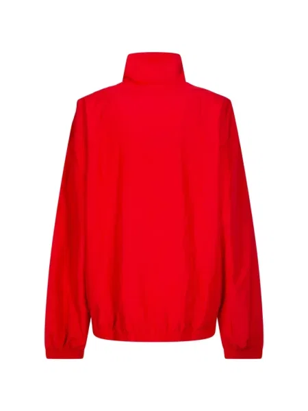 Prugasta trčanje jakna Adidas s V-izrezom zelena