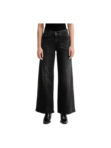 Szerokie jeansy Levi's czarne