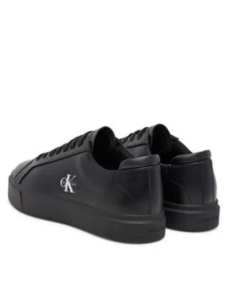 Superge Calvin Klein Basket Cupsole Laceup Lth Ml črna