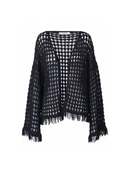 Dzianinowy kardigan Jucca czarny