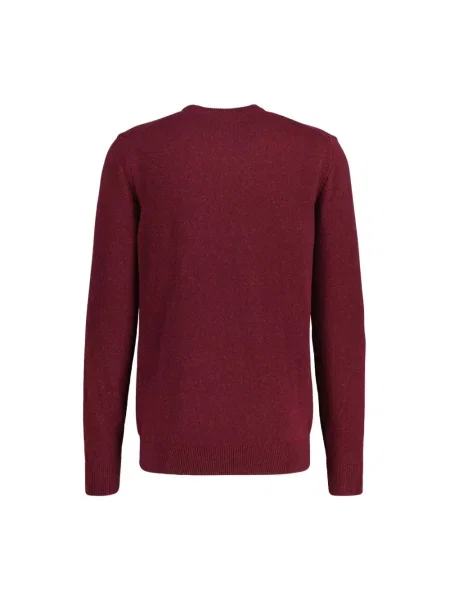 Sweter Barbour wełniany czerwony