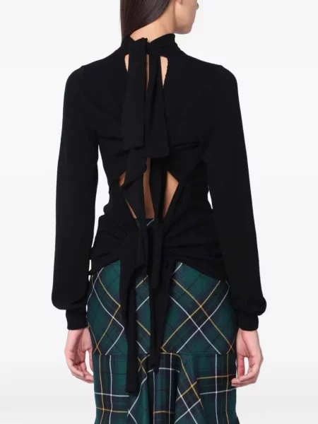 Pulover Moschino cu legături negru