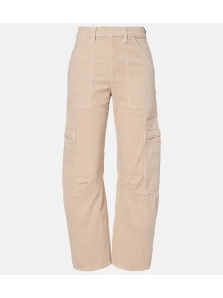 Pantaloni cargo Citizens Of Humanity de catifea cord bej
