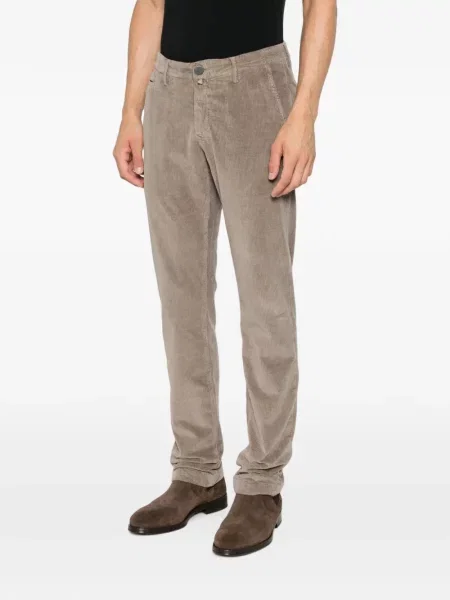 Pantaloni Jacob Cohën de catifea cord gri
