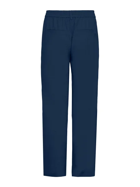 ICHI Pantaloni cu dungă IHFAVA bleumarin
