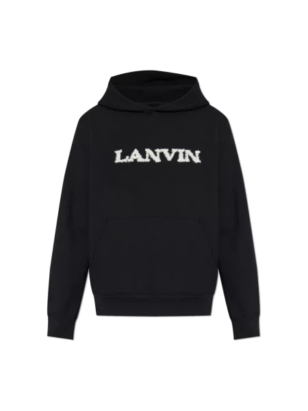 Bluza Lanvin z logo czarna