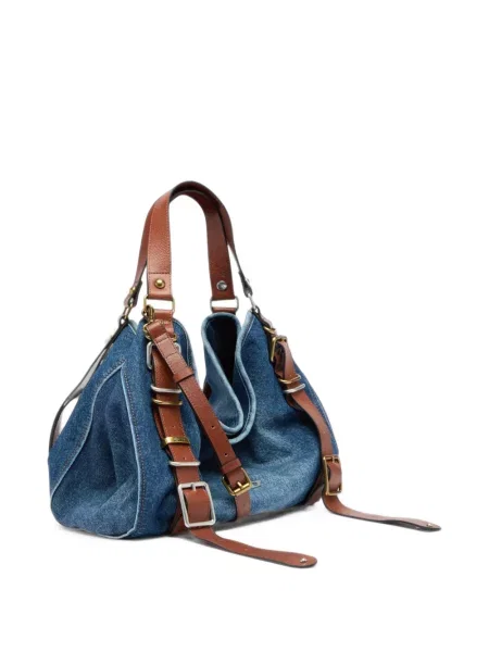Top Diesel din piele albastru