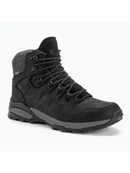 Jack Wolfskin Refugio Prime Texapore Mid phantom férfi túrabakancsok. Méret: EU fekete
