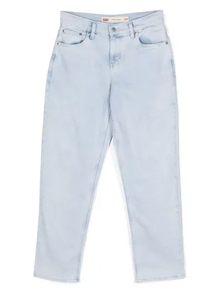 Szerokie jeansy dziecięce Levi's niebieskie