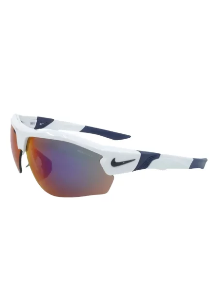 Ochelari de soare Nike cu cordon din jerseu cu imprimeu abstract gri
