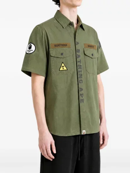 Cămașă A Bathing Ape® cu imagine verde